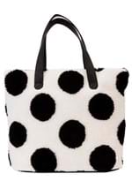 Minnie Mouse Loungefly Rocks the Dots Sherpa Tote Bag Alt 1