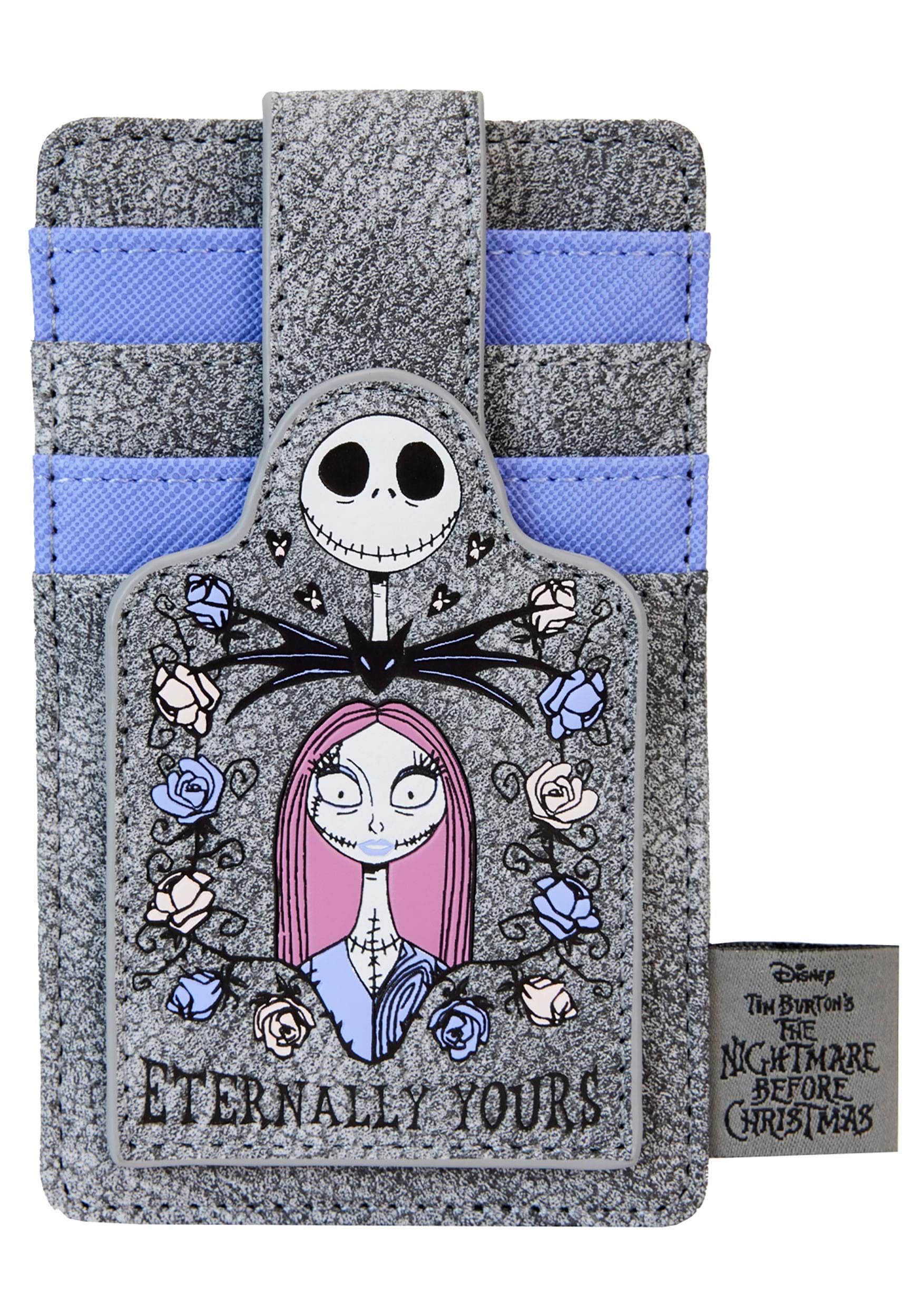 Nightmare Before Christmas Loungefly Jack And Sally Tombstone Card Holder , Disney Wallets