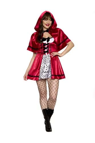 Click Here to buy Gothic Red Riding Hood Womens Costume | Storybook Costumes from HalloweenCostumes, CDN Funds & Shipping