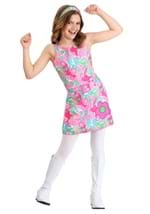 Girls Mod Groovy GoGo Cutie Costume Dress Alt 2