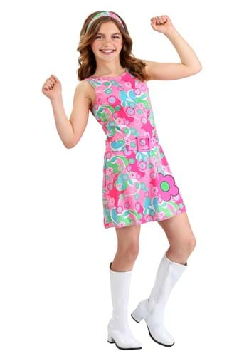 Click Here to buy Kids Mod Groovy GoGo Cutie Costume Dress | 70s Costumes from HalloweenCostumes, CDN Funds & Shipping