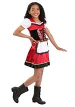 Girls Little Miss Red Riding Hood Costume Dress Alt 1