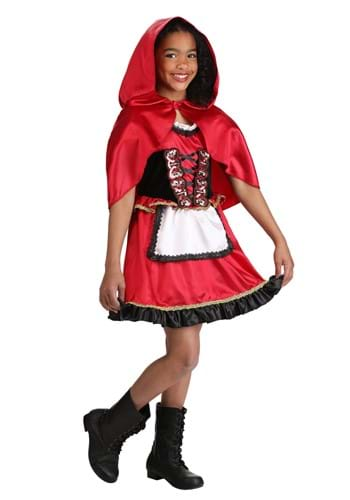 Click Here to buy Little Miss Red Riding Hood Girls Costume Dress | Storybook Costumes from HalloweenCostumes, CDN Funds & Shipping