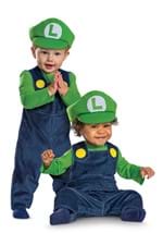 Super Mario Bros Infant Posh Luigi Costume Alt 2