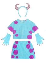 Women's Pixar Monster's Inc Sulley Costume Alt 3