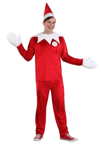 Click Here to buy Elf on the Shelf Deluxe Mens Costume | Christmas Costumes from HalloweenCostumes, CDN Funds & Shipping