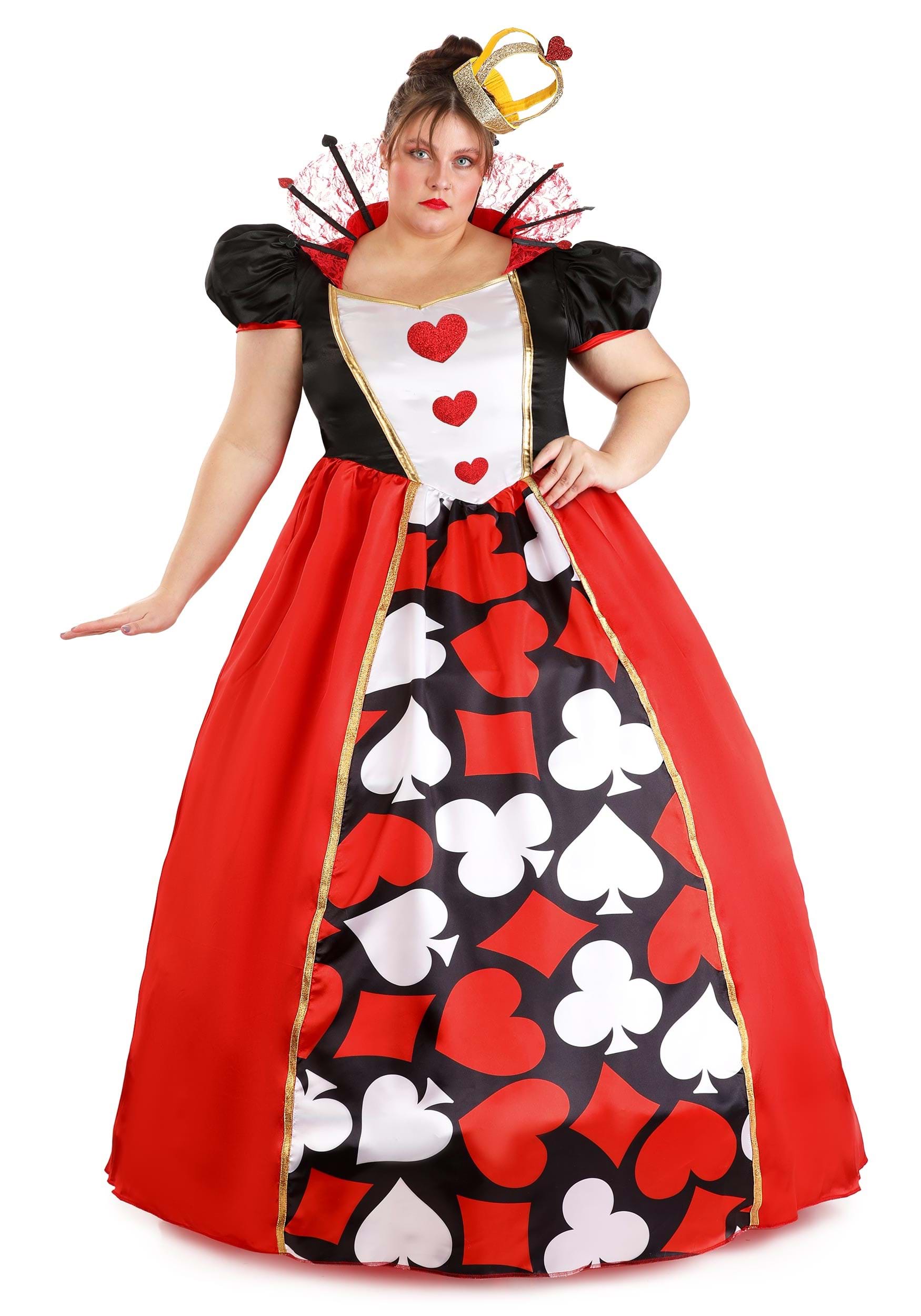 Women's Plus Size Wonderland Queen of Hearts Costume | Queen of Hearts Costumes