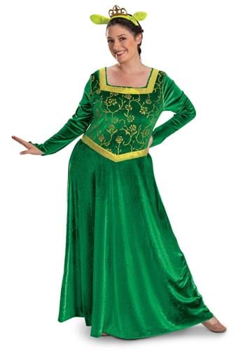 Click Here to buy Deluxe Shrek Fiona Womens Costume Dress | Shrek Costumes from HalloweenCostumes, CDN Funds & Shipping