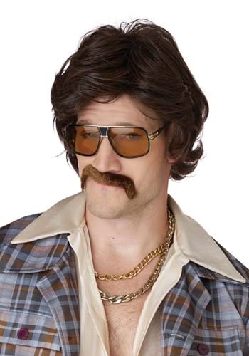 Click Here to buy Adult Disco Daddy Costume Wig and Mustache | Costume Wig Sets from HalloweenCostumes, CDN Funds & Shipping
