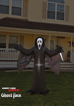 6FT Scream Ghost Face Inflatable Outdoor Alt 1