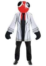 Rainbow Friends Adult Scientist Red Costume