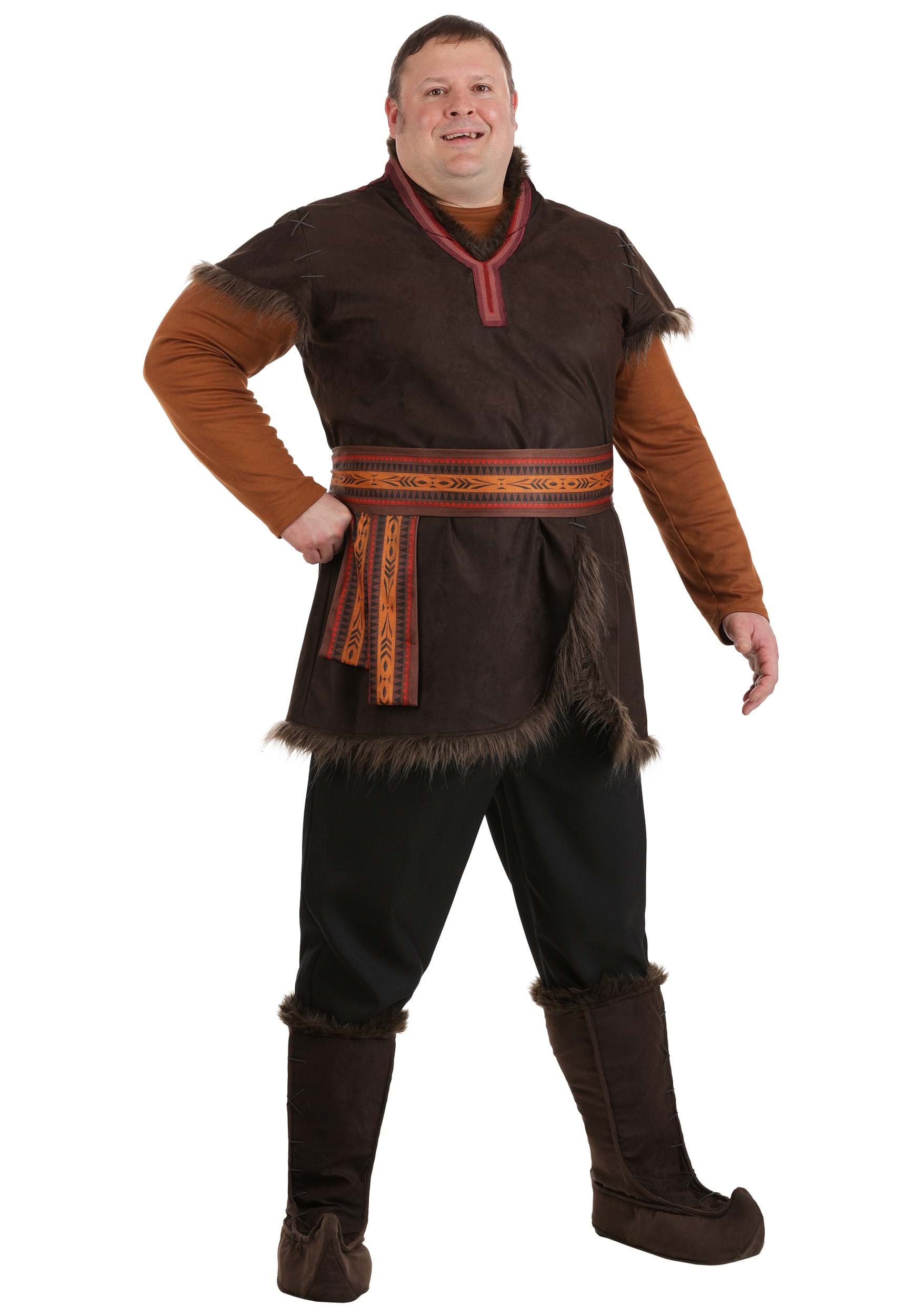 Men's Plus Size Disney Frozen Kristoff Costume | Disney Costumes