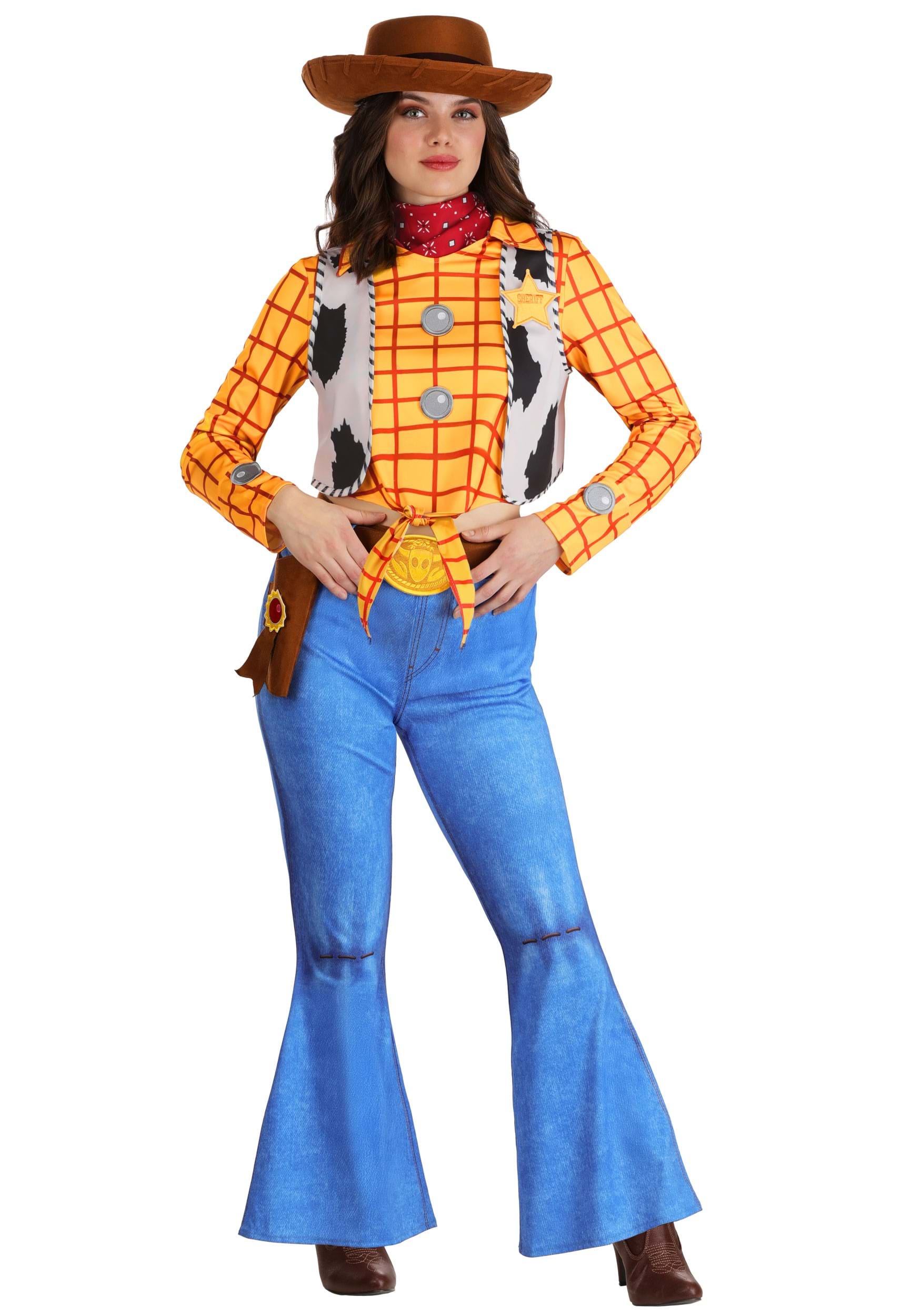 Deluxe Pixar Toy Story Woody Women's Costume | Disney Costumes