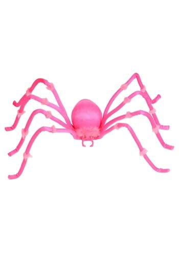 4ft Plush Neon Pink Spider Decoration