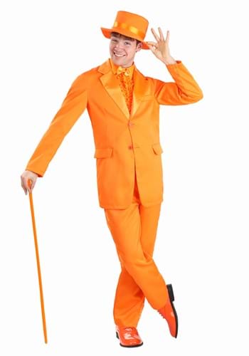 Mens Orange Tuxedo Costume