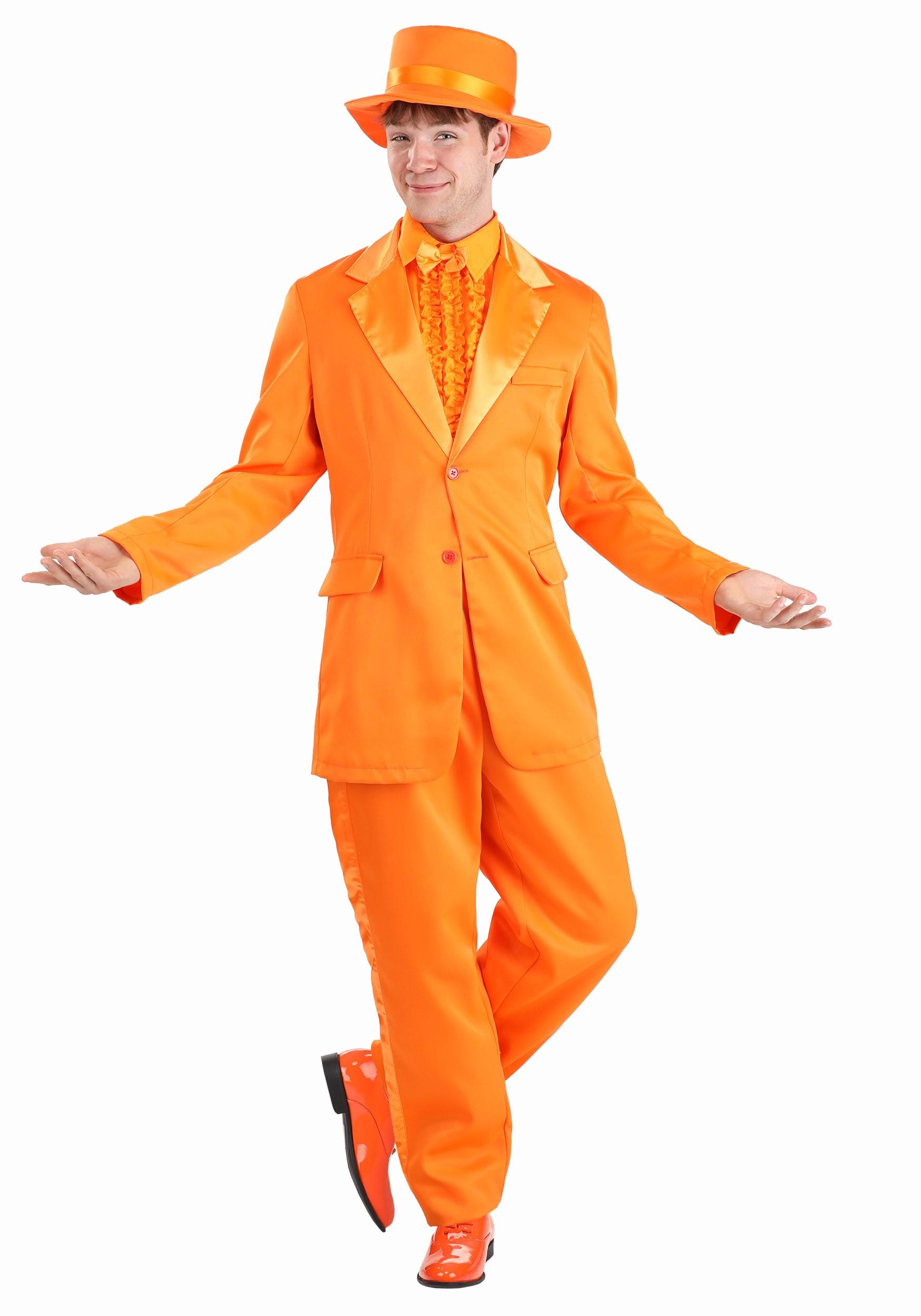 Adult Orange Tuxedo Costume | Movie Costumes