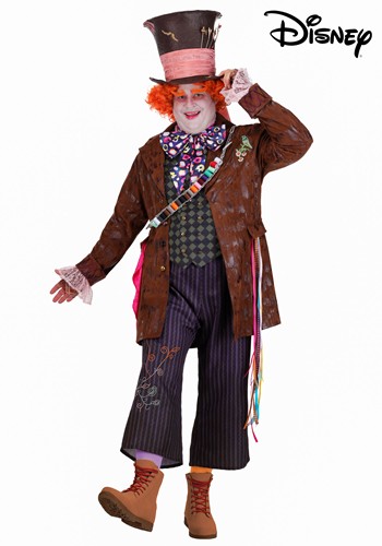 Plus Size Disney Live Action Mad Hatter Premium Costume
