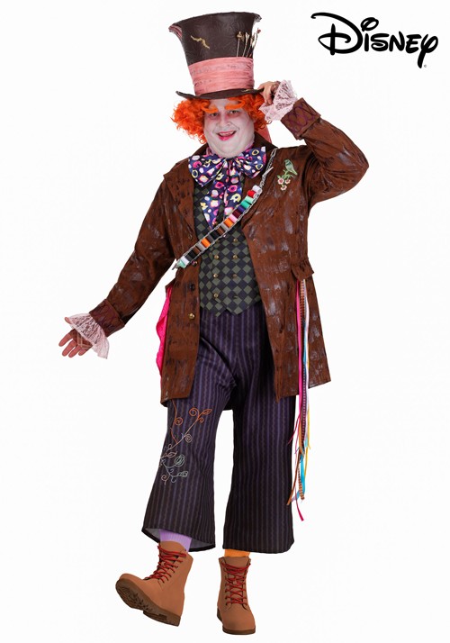 Plus Size Disney Live Action Mad Hatter Premium Costume