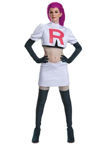 Click Here to buy Teen Deluxe Team Rocket Jesse Costume | Pokemon Costumes from HalloweenCostumes, CDN Funds & Shipping