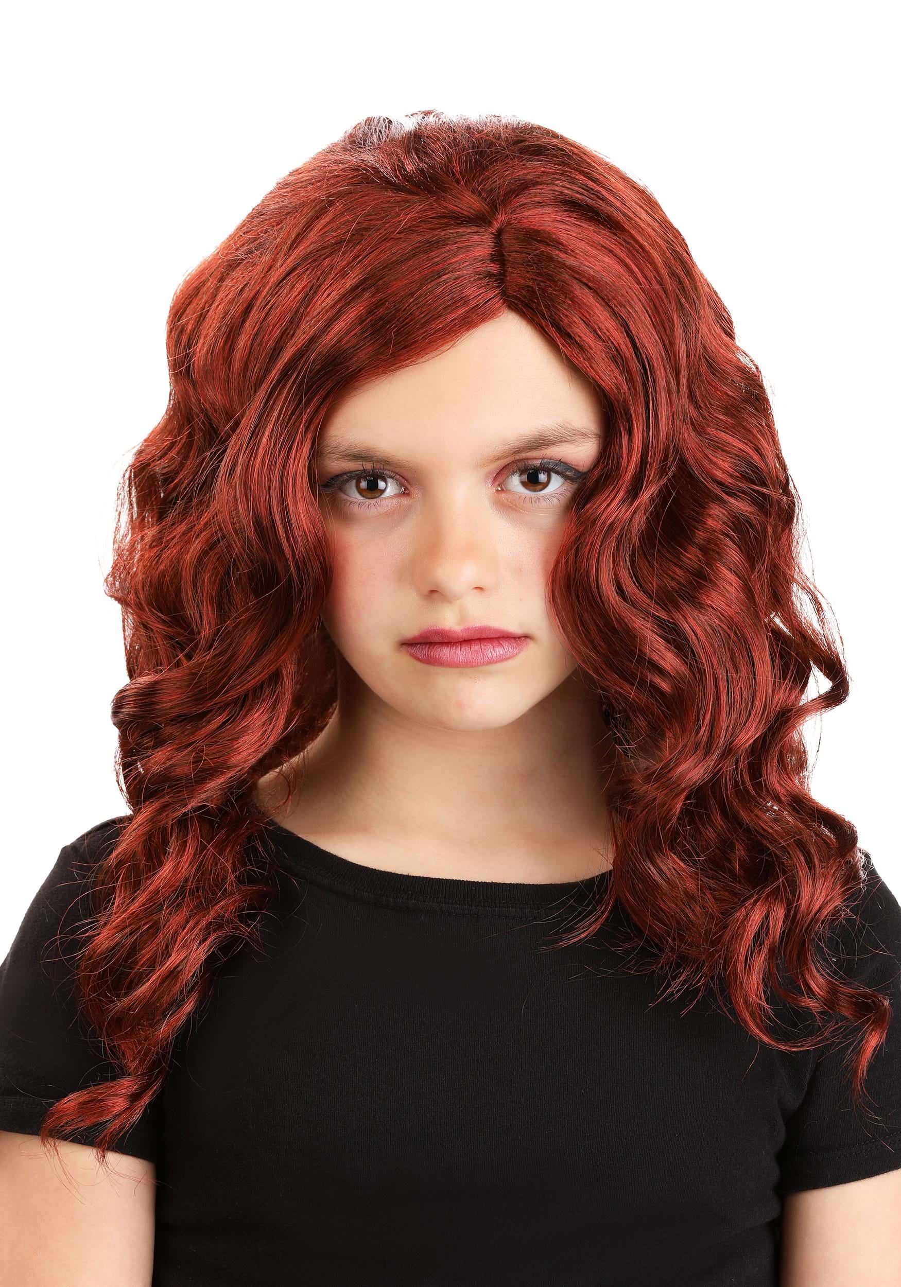 Kid's Marvel Black Widow Costume Wig | Marvel Accessories