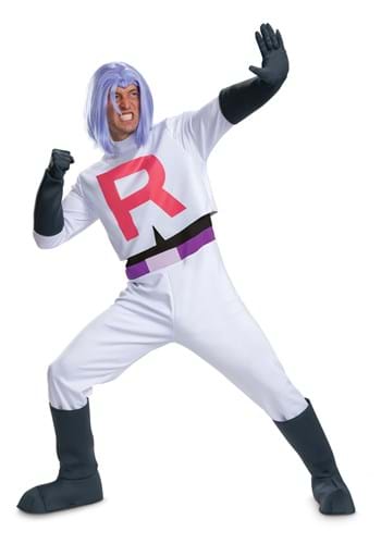 Click Here to buy Teen Deluxe Team Rocket James Costume | Pokemon Costumes from HalloweenCostumes, CDN Funds & Shipping