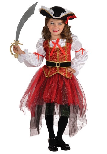 Click Here to buy Girls Princess Sea Pirate Costume from HalloweenCostumes, CDN Funds & Shipping