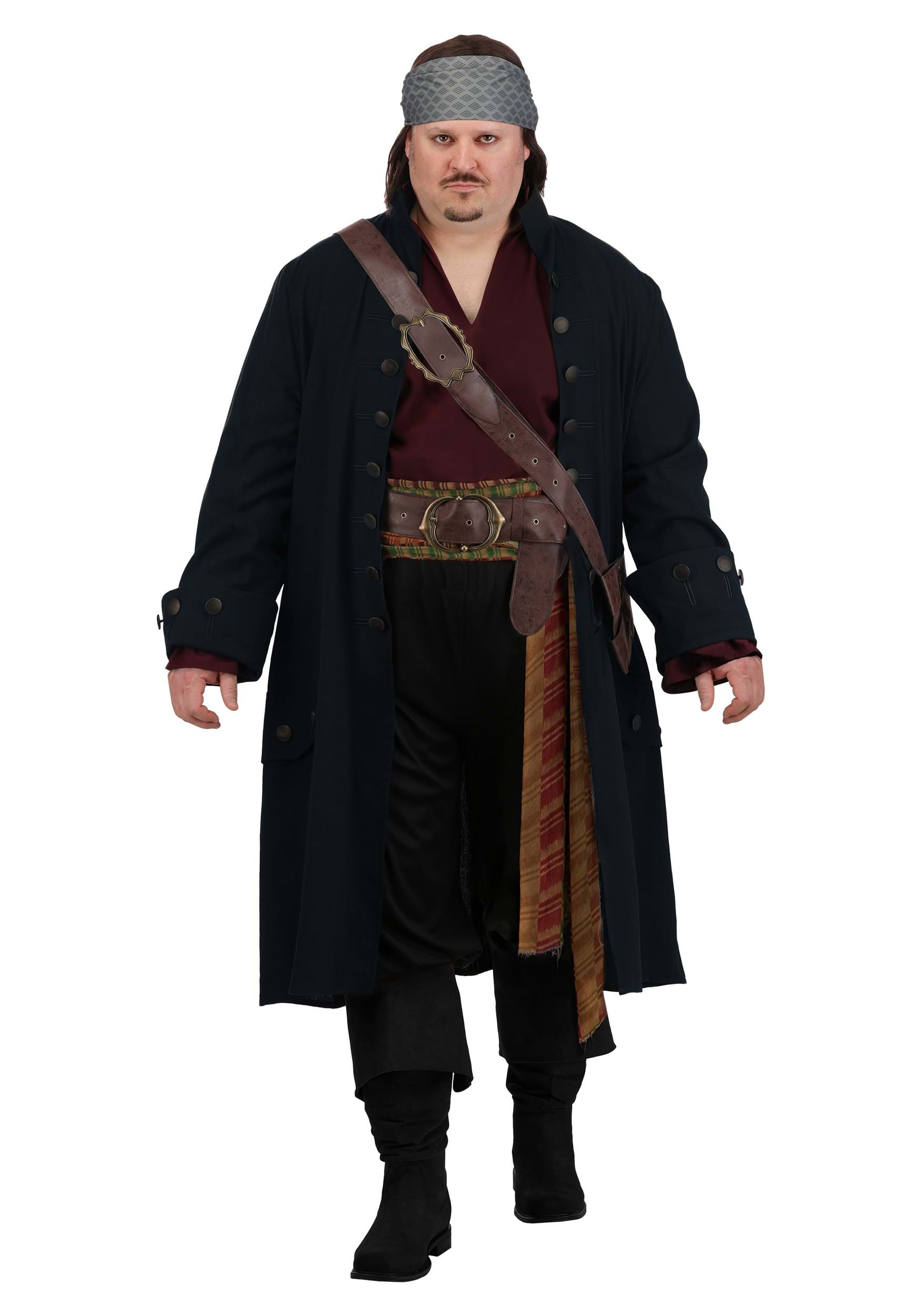 Men's Plus Size Deluxe Disney Will Turner Costume | Pirates of the Caribbean Costumes