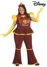 Plus Size Women's Disney Cogsworth Costume Alt 9