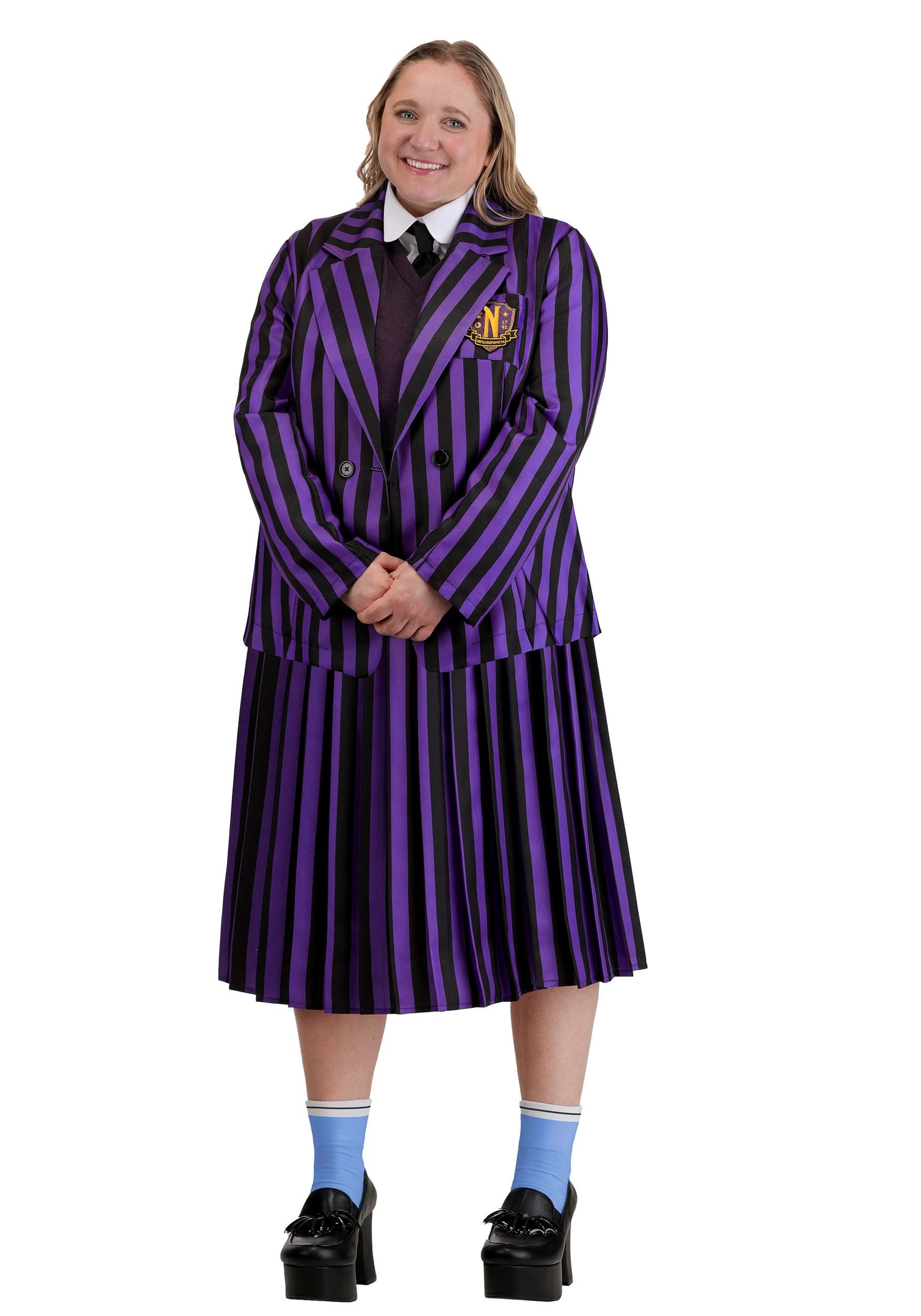 Plus Size Deluxe Nevermore Academy Enid Sinclair Wednesday Women's Costume | TV Show Costumes
