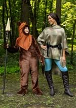 Adult Deluxe Star Wars Endor Battle Leia Costume Alt 1