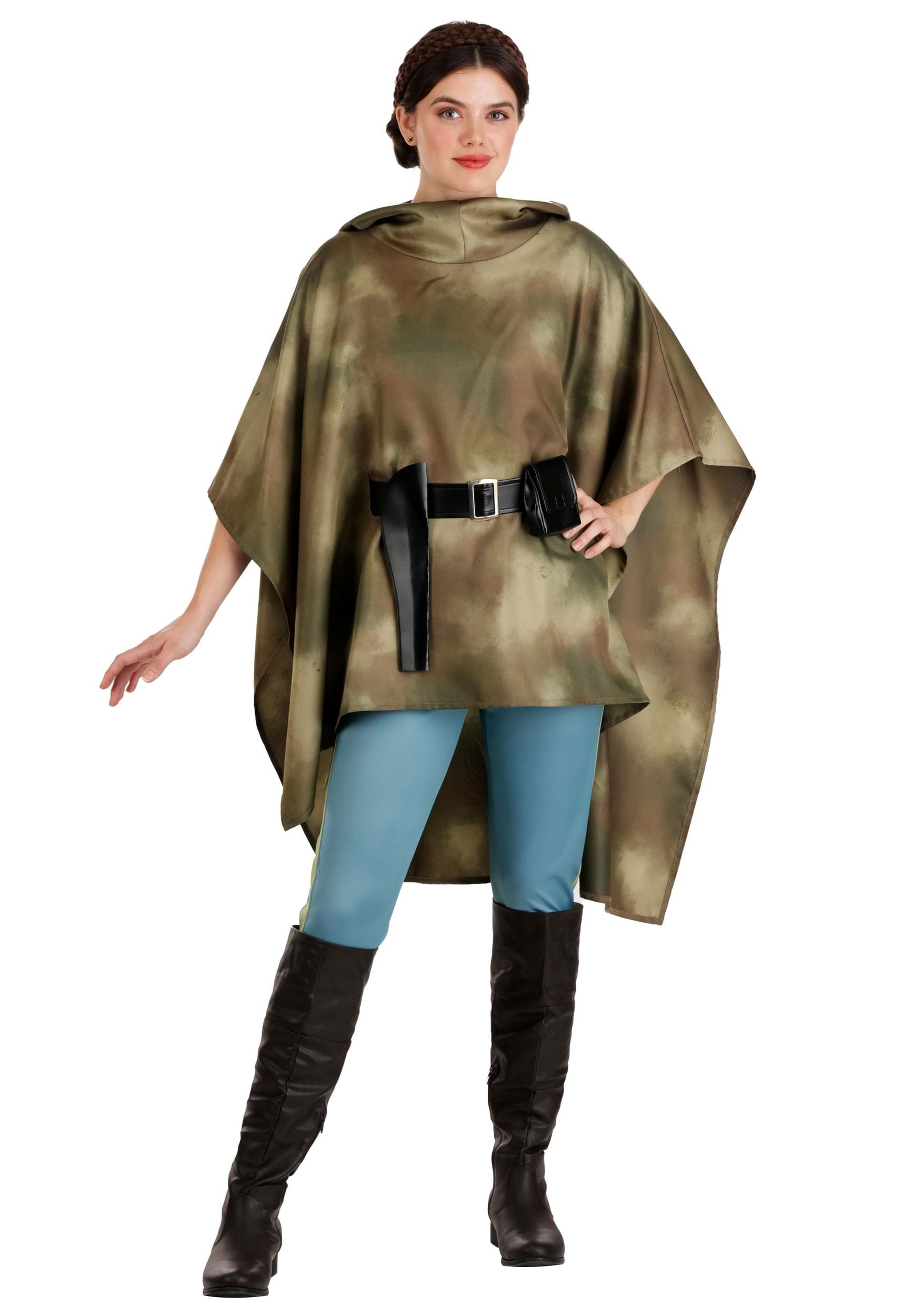 Star War Deluxe Endor Battle Leia Women's Costume | Star Wars Costumes