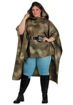 Plus Size Deluxe Star Wars Endor Battle Leia Costume Alt 1