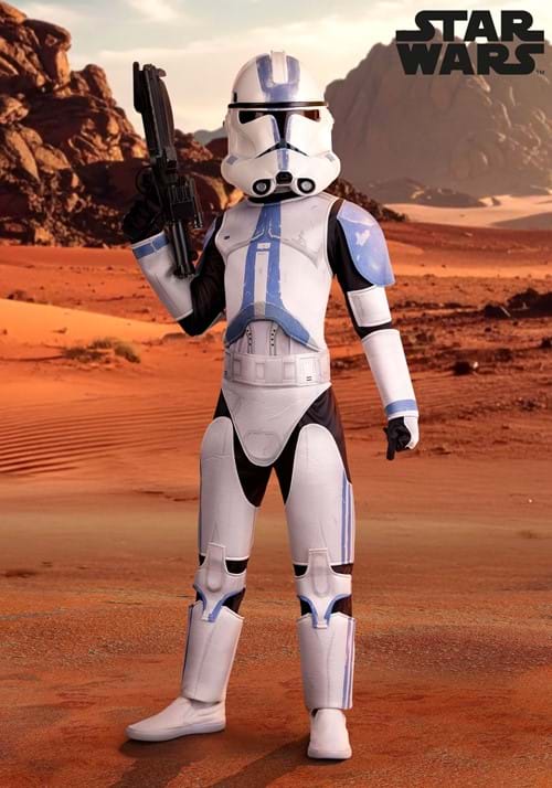 Boys Deluxe Star Wars Clone Trooper Costume