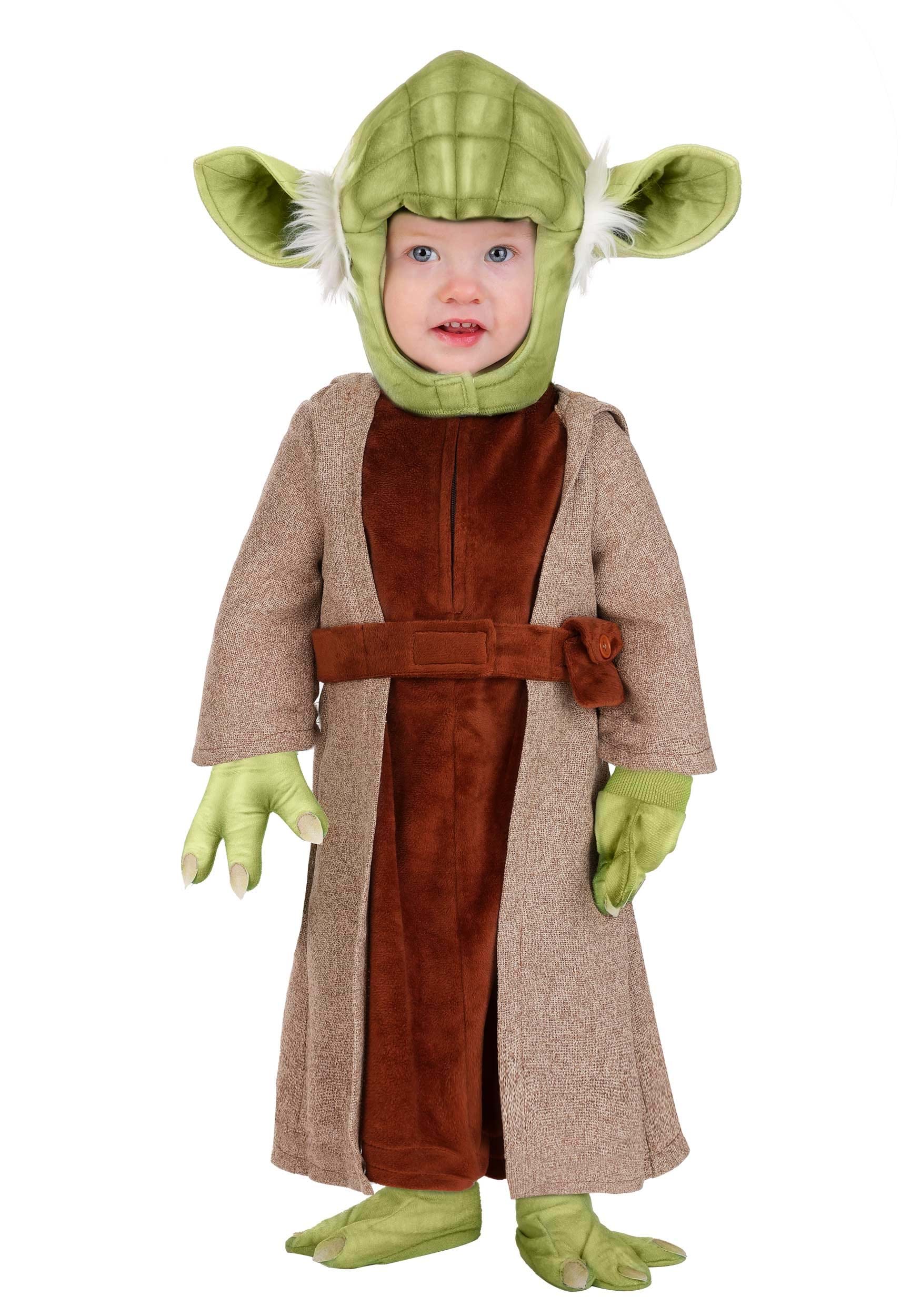 Deluxe Hooded Star Wars Infant Yoda Costume | Star Wars Costumes