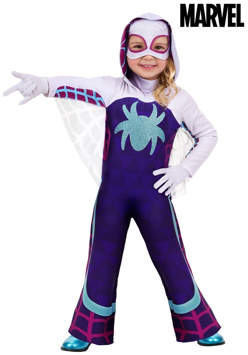 Toddler Deluxe Marvel Ghost Spider Costume 1