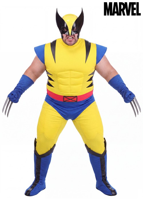 Plus Premium Marvel XMen 1990s Wolverine Costume