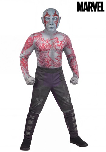 Kids Deluxe Marvel Drax Costume 1