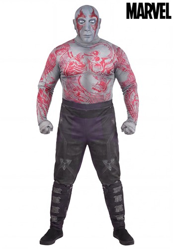 Plus Size Deluxe Marvel Drax Costume for Men