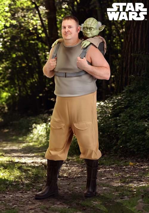 Plus Size Deluxe Star Wars Luke Skywalker w/ Yoda 