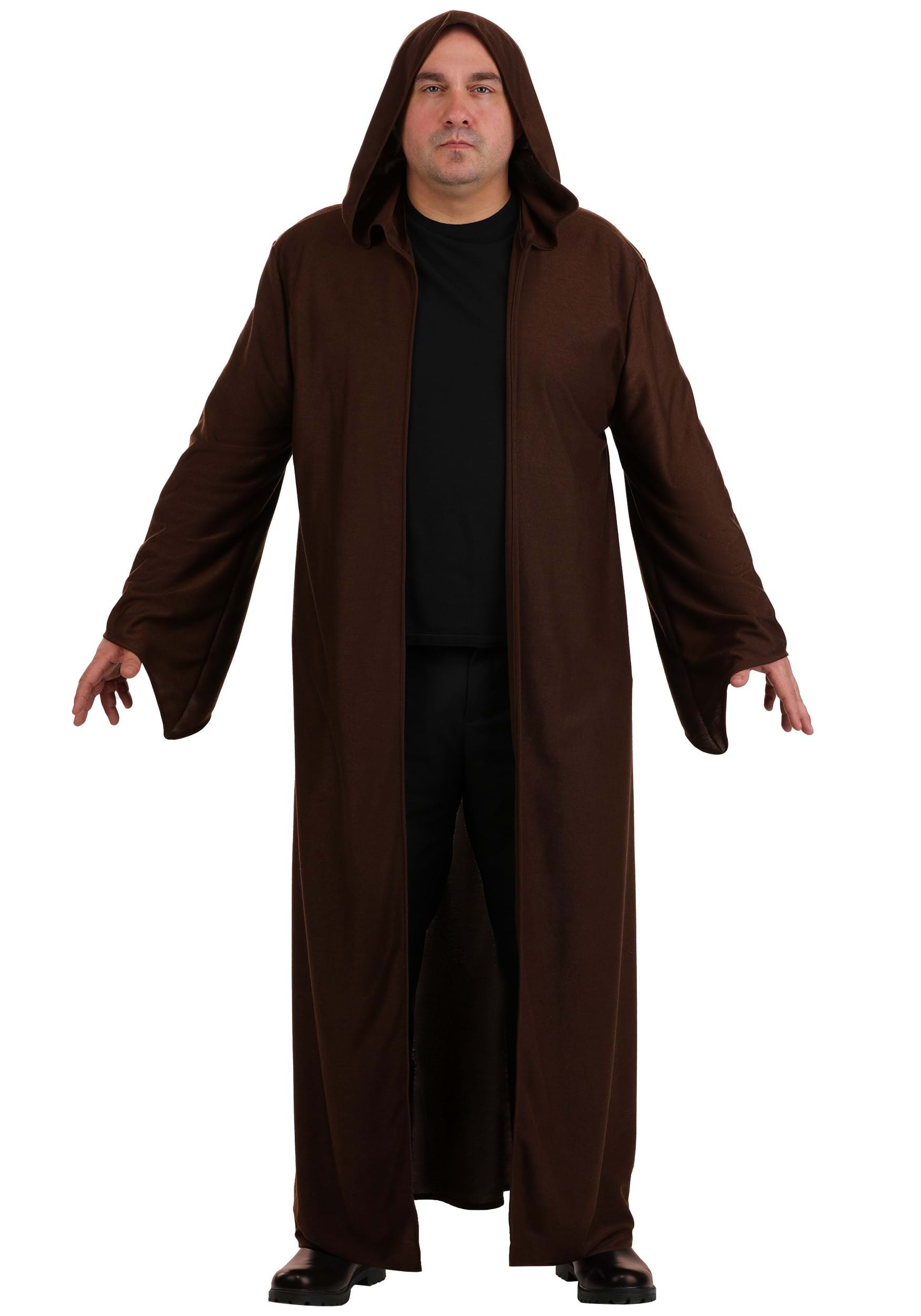 Plus Size Deluxe Star Wars Jedi Men's Costume Robe | Star Wars Costumes