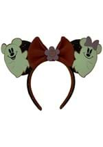 Mickey Minnie Floral Ghost Glow Ear Headband Loungefly Alt 2