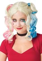 Womens Two Tone Harlequin Pigtail Wig