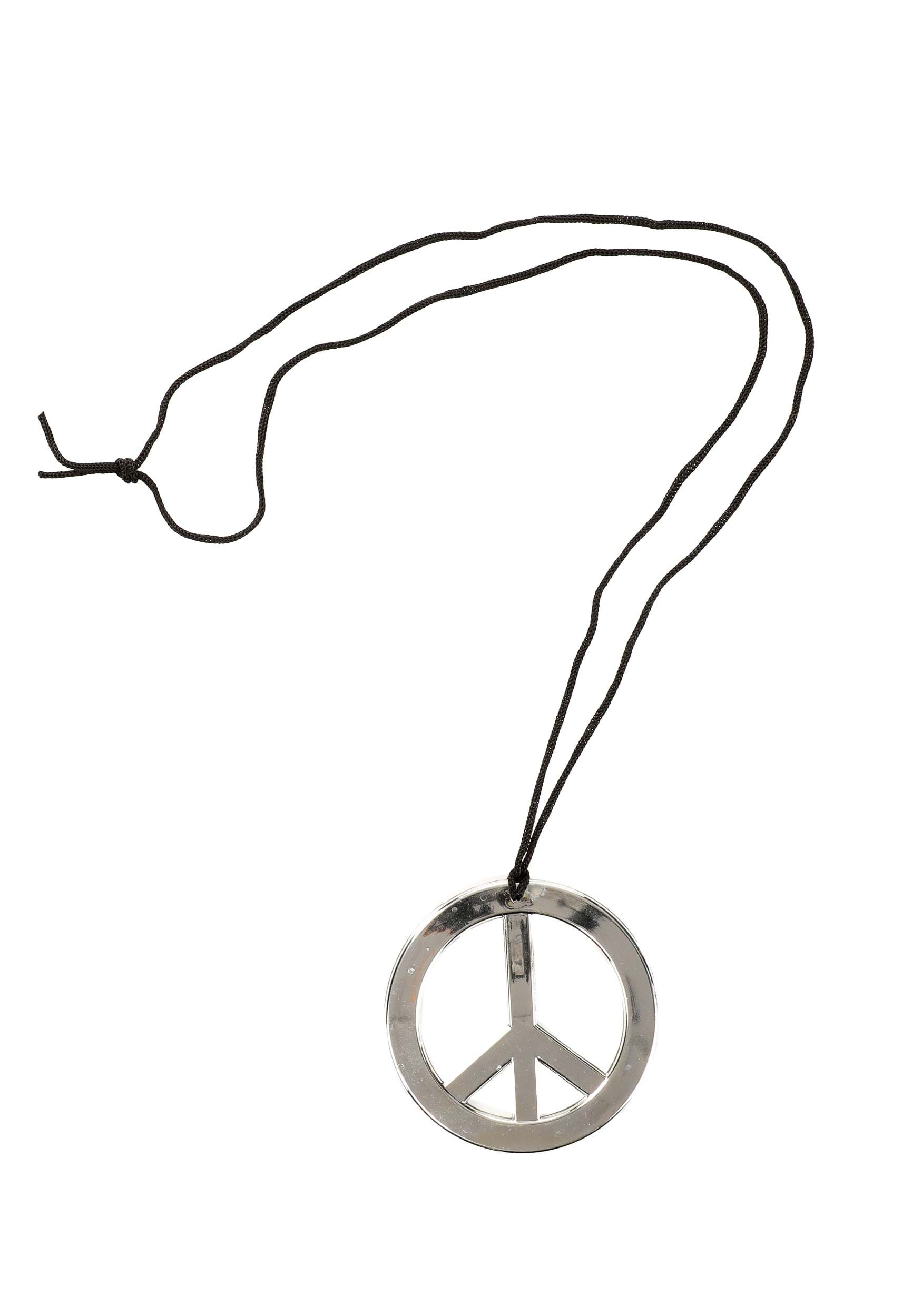 1960's Peace Necklace Accessory | 60's Costume Accessories
