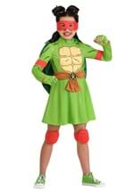 Girl's TMNT Raphael Costume Dress Alt 13