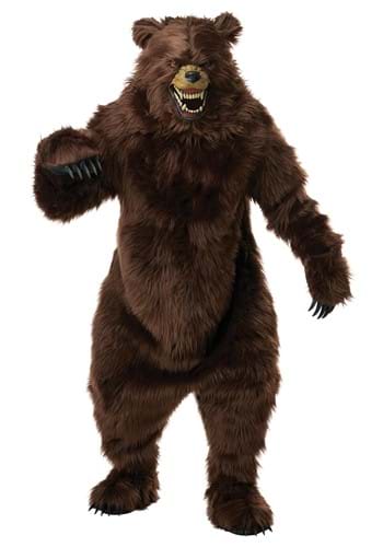 Click Here to buy Deluxe Grizzly Bear Adult Costume with Ani-Motion Mask | Bear Costumes from HalloweenCostumes, CDN Funds & Shipping