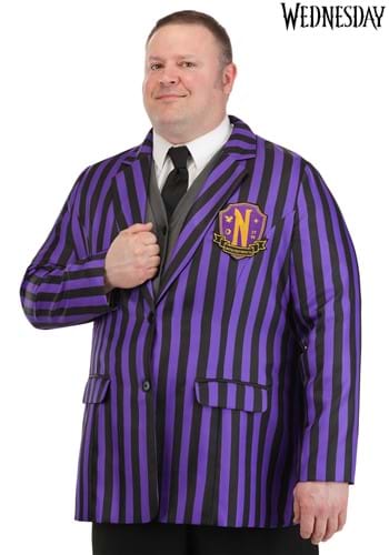 Plus Size Mens Nevermore Academy Wednesday Blazer