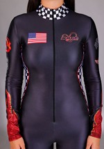 Women's Fiery Race Car Driver Costume Alt 3