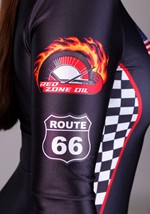 Women's Fiery Race Car Driver Costume Alt 9