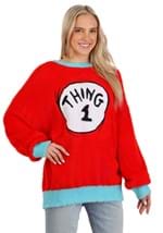 Adult Thing 1 2 Dr Seuss Christmas Sweater Alt 5