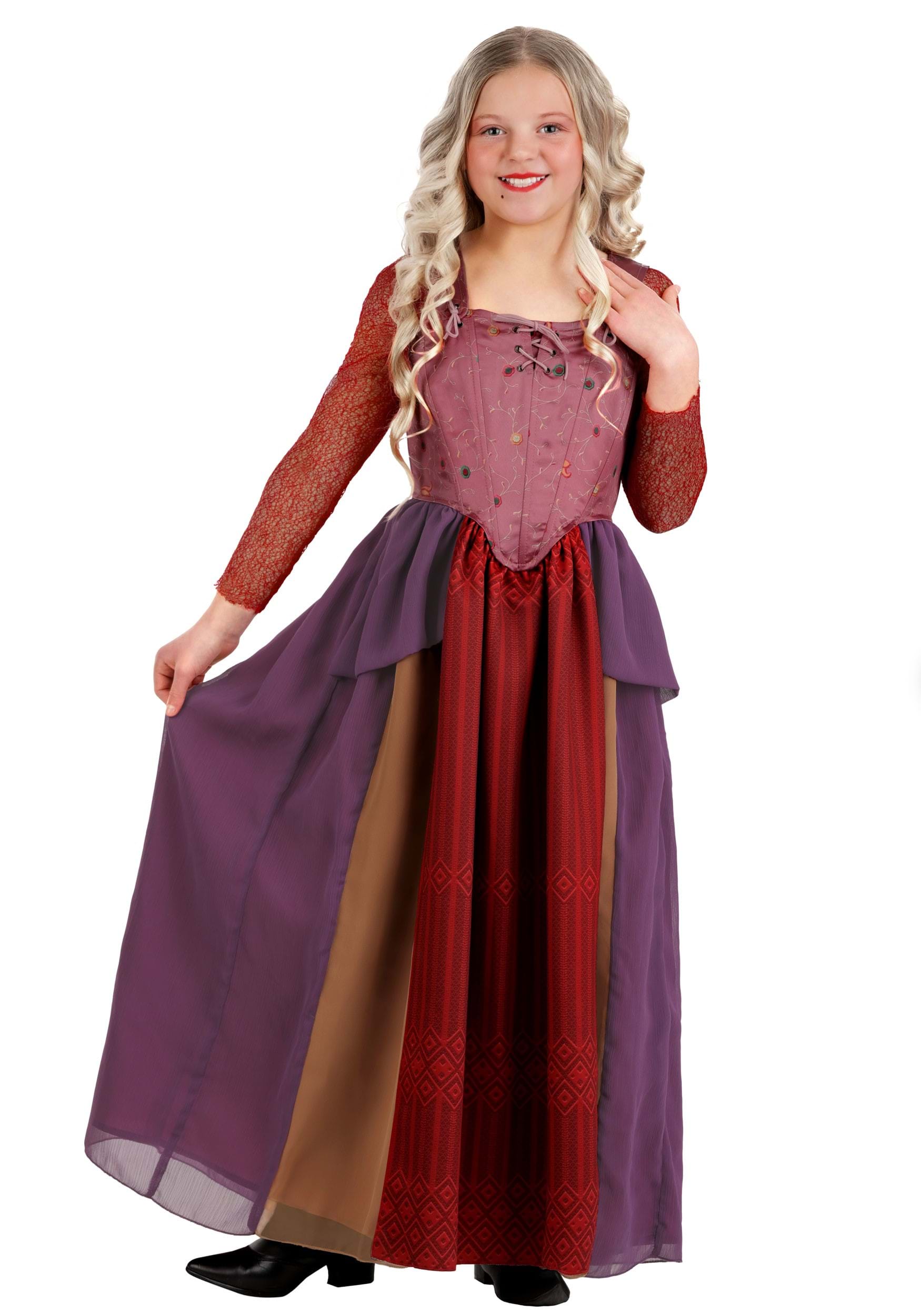 Deluxe Disney Hocus Pocus Sarah Sanderson Girl's Costume | Disney Costumes
